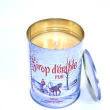 Load image into Gallery viewer, maple syrup candle-in-a-tin 19 oz
