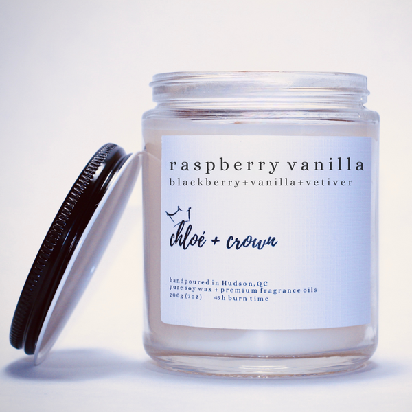 raspberry vanilla 8 oz