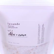 Load image into Gallery viewer, calming lavender soaking bath salt
