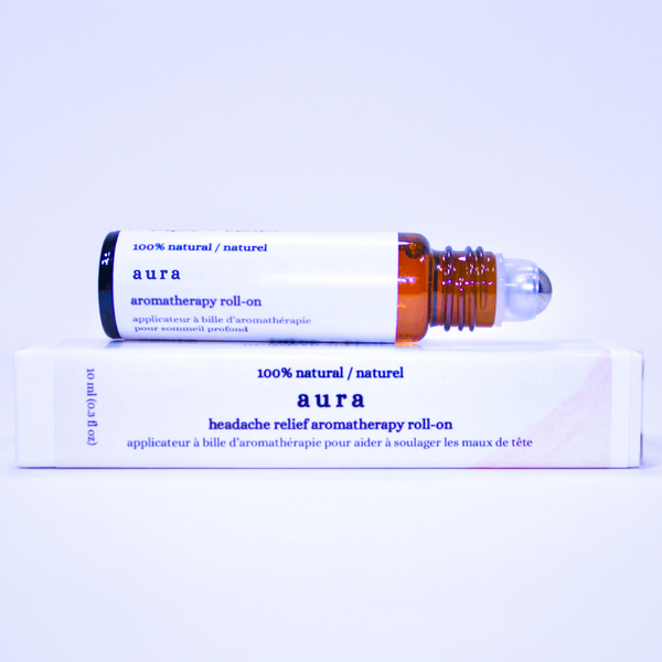 aura all natural headache relief roll-on