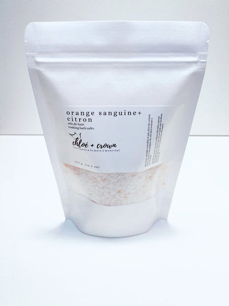 energizing citrus soaking bath salt