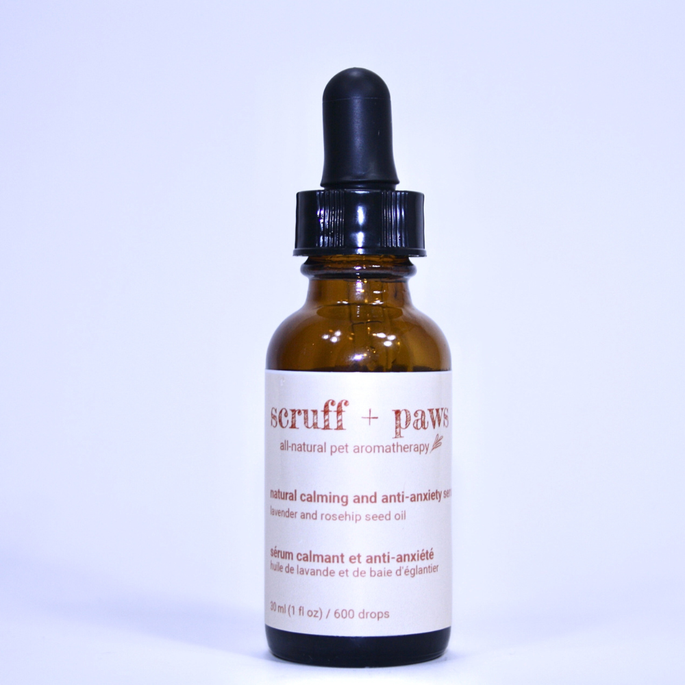 all-natural calming and anti-anxiety serum - pet aromatherapy