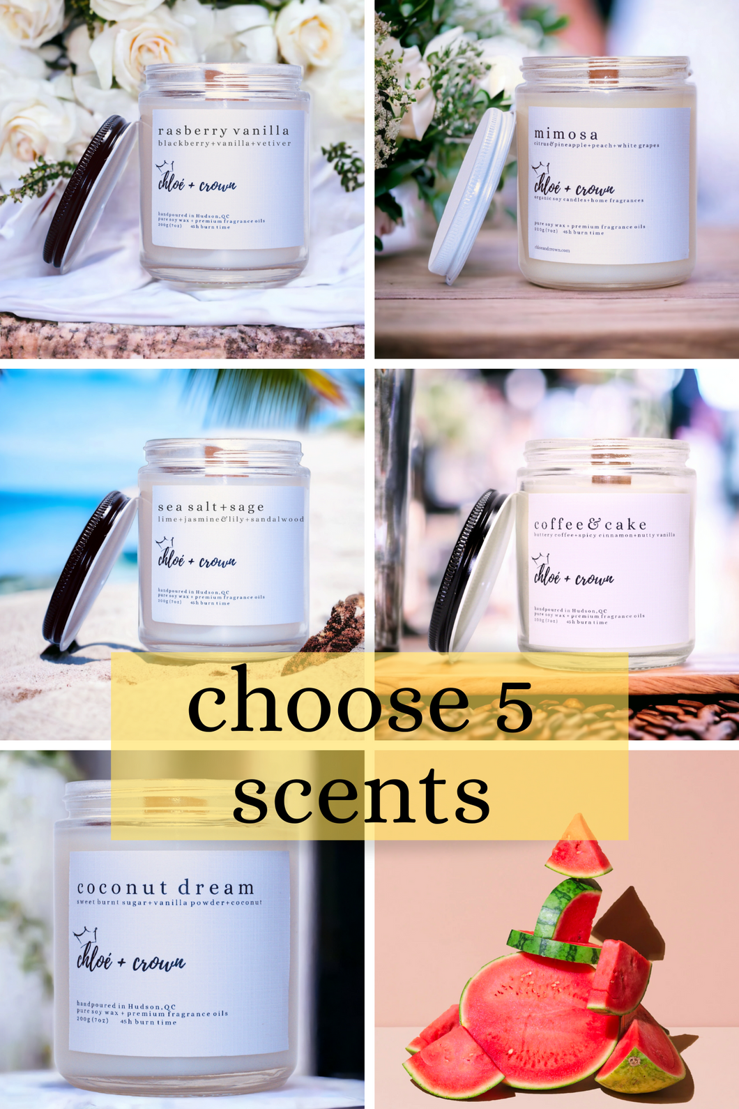 candle scent sample packs