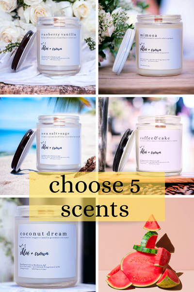 candle scent sample pack